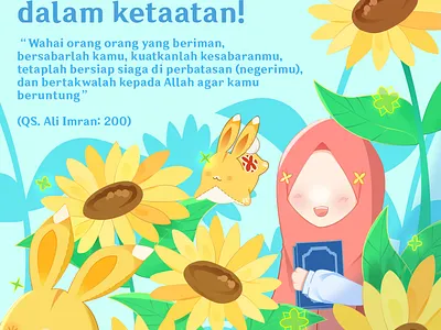 Poster Dakwah design graphic design illustration typography vector