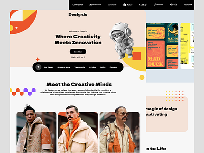 Design.io | Concept agency animation app branding design graphic design homepage illustration interaction interface logo mobile portfolio service showcase studio ui website