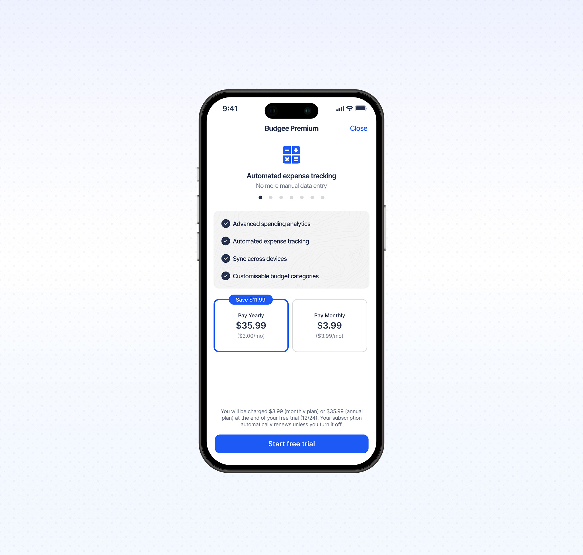 Mobile Premium Subscription UI: Clean and Minimalist Interface by Zsolt ...