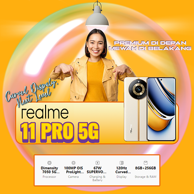 POST REALME 11 PRO 5G brand brand post design handphone illustration iphone iphone 14 logo nokia ui