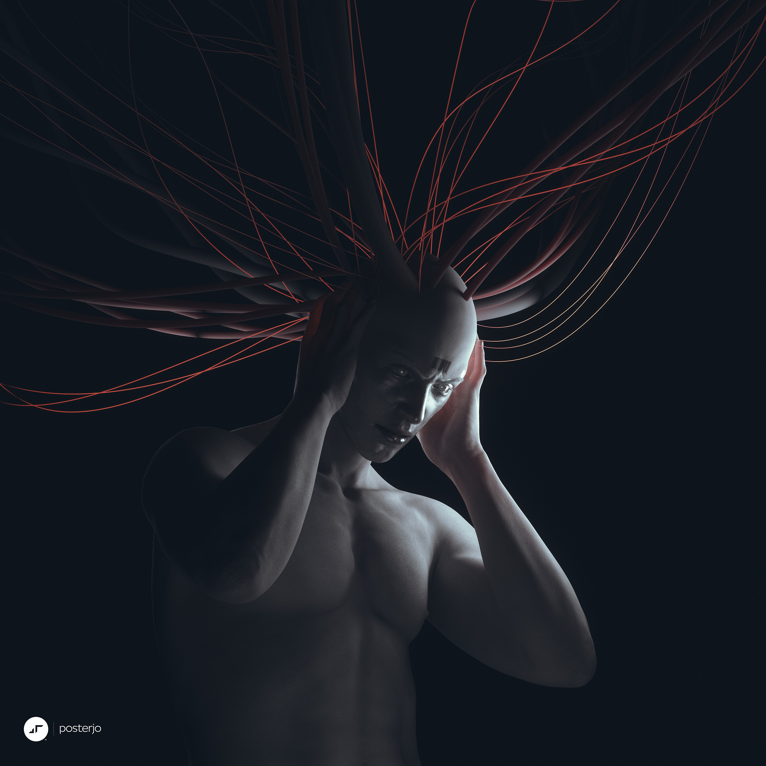 newgen posterjo #163 3d blender cinema4d clones joan sterjo joansterjo octane posterjo render story