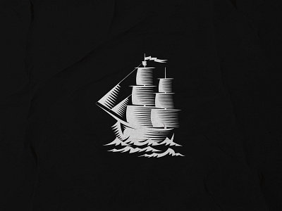 Frigate ship logo brand branding frigate illustration logo logotype ocean sea ship