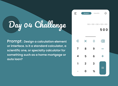Daily Ui Challenge/ Calculator Design app dailyui dailyuichallenege dailyuiux design graphic design growth illustration learning logo portfolio typography ui ux