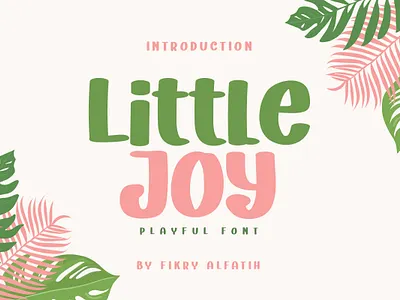 Little Joy - Playful Font serif font