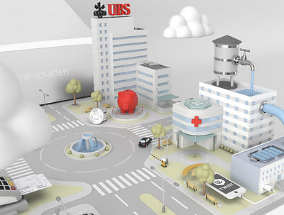 UBS BANK - VR Omnichannel UX/UI design illustration ui ux web website