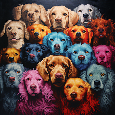 Multi-Colored Dogs personalities.
