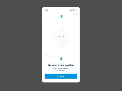 No Internet Connection animation empty page illustration no internet connections ui