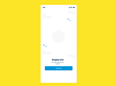 Empty List Page animation blackpage empty list error page figma ui ui design