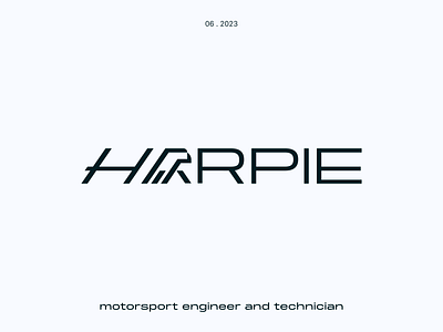 logo . harpie competition eagle engineer logo logotype motorsport motorsport preparer and mechanic racing technicien