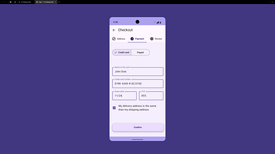 Credit Card Checkout #dailyUI 002 app checkout credit card form dailyui form ui uiux user interface design