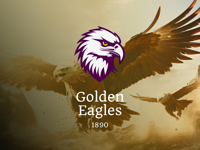 Golden Eagles FC best branding cool design emblem football football team logo modern soccer soccer team stylish