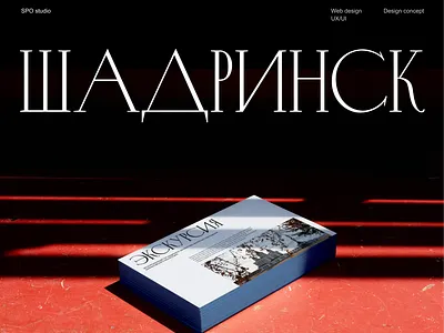 Shadrinsk town web design concept branding bright concept creative design events figma filter graphic design interface landing ovals project research social project town ui ux web
