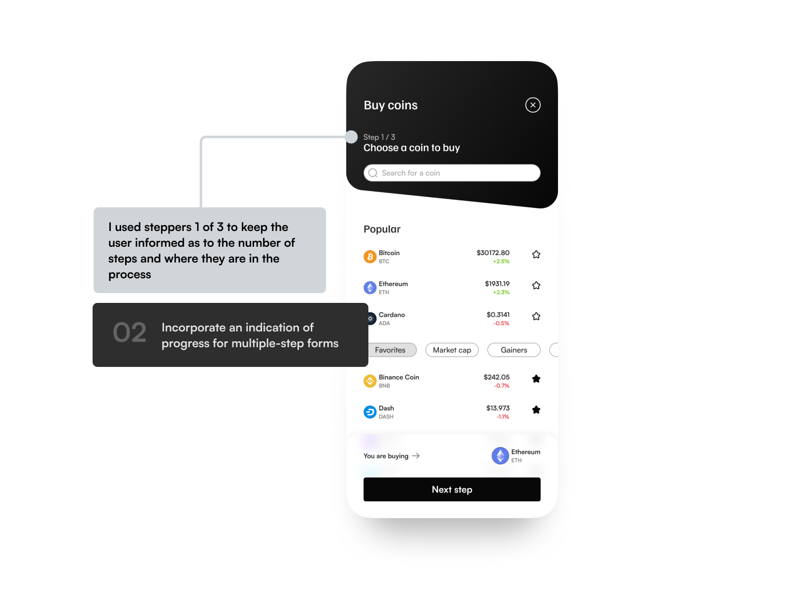Coin Magnet Crypto App by Lydia Were on Dribbble