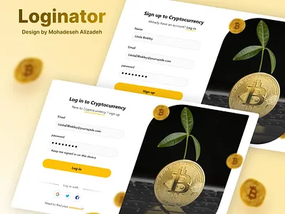 Login Page design interface ui uiux user experience ux web web design