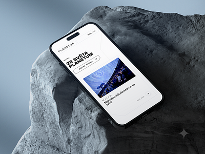 Planetum – Website [concept] brand design graphic design illustration minimal mobile space ui ux web