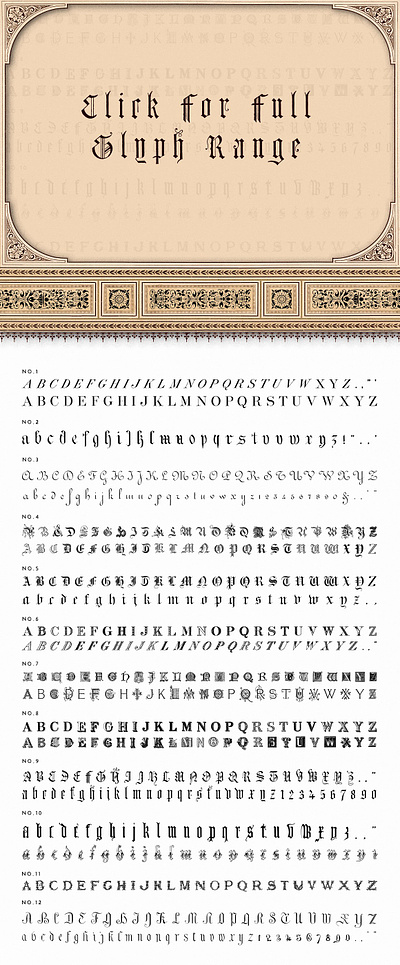 Antique Fonts Collection (12 Fonts!) antique font antique typeface font bundle font collection font pack fonts bundle fonts pack logo design vintage design vintage font vintage fonts vintage logo