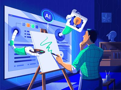 How Can AI Transform Graphic Design Industry ai artificial intelligence blog branding character design fireart fireart studio graphic design illustration logo technology ui ux web design