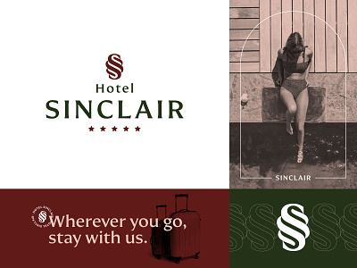 Hotel SINCLAIR | Logo Concept branding concept design graphic design hotel logo logo mark luxury sinclair symbol