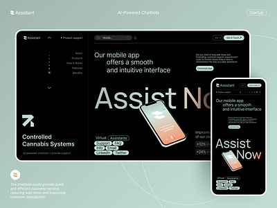 Personalized AI Assistant ai ai assitant ai chatbot ai startup ai website artificial intelligence best design clean customer service deep learning generative ai landing paeg manager modern design neural network saas tensorflow ui ux web webdesign