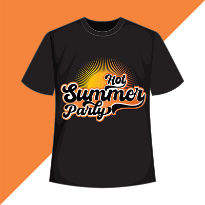 Hot Summer Party t shirts design tourism