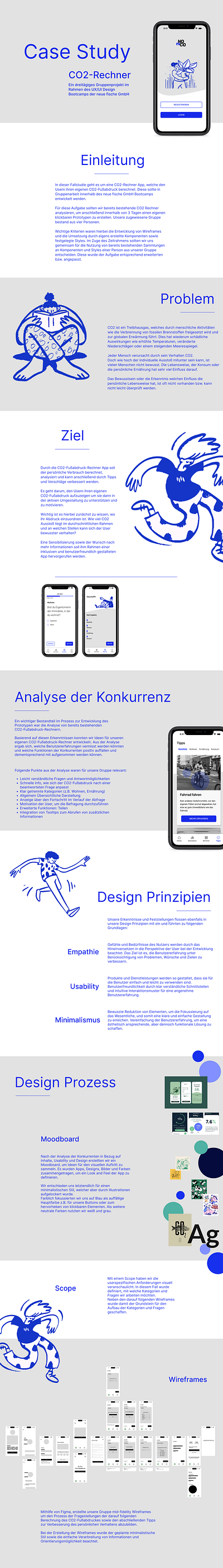 CO2 - Rechner App // NO 2 CO app figma ui user flow user persona user testing ux wireframes