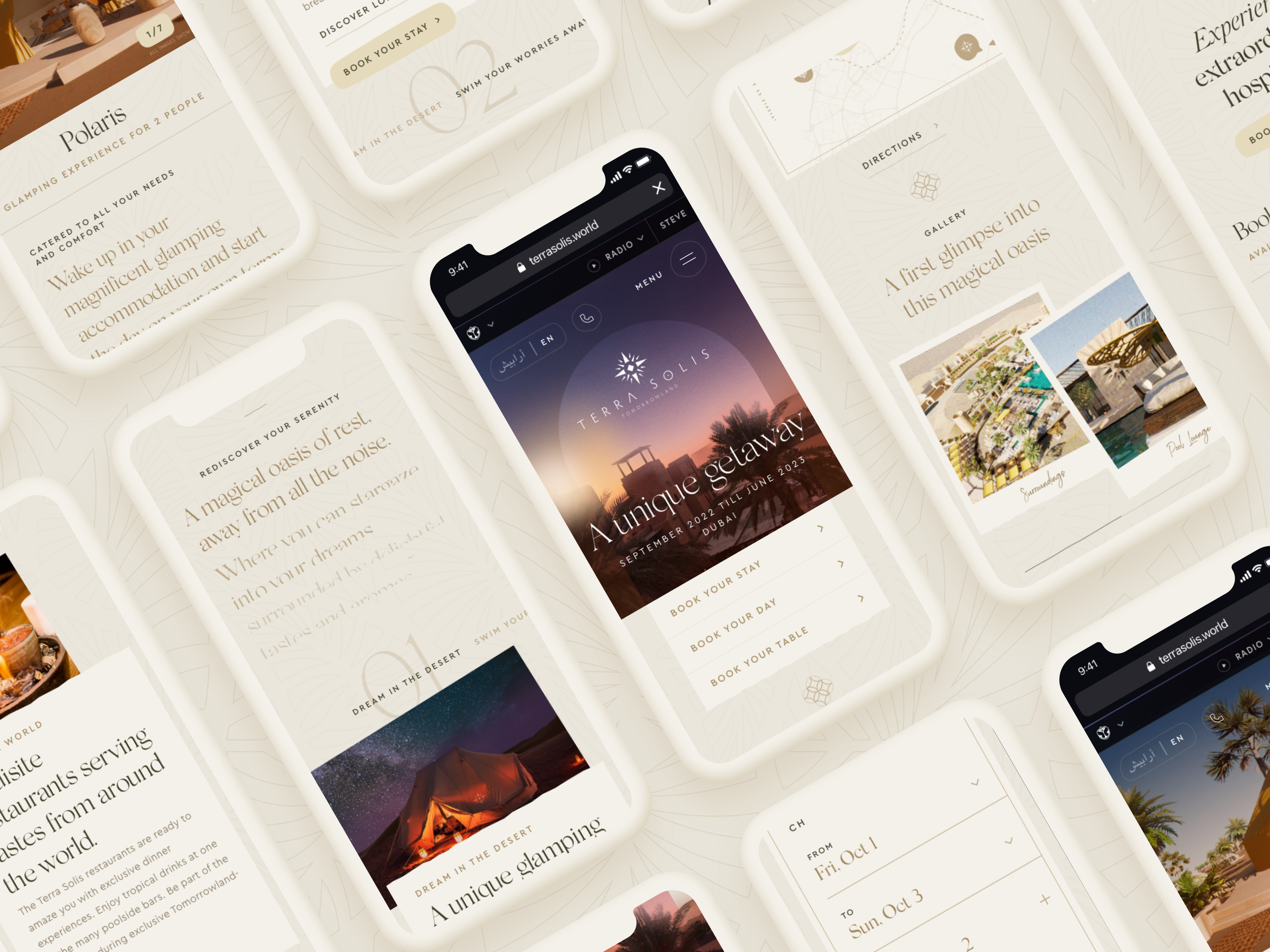 Terra Solis - Mobile design