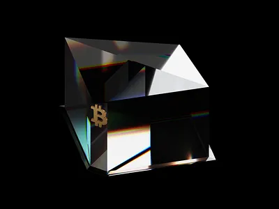 Bitcoin Temple / NFT Collection 3d animation bitcoin blender branding collection diamond dispersion dribbble glass luxury minimal motion graphics nft temple