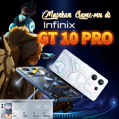 POST INFINIX GT 10 PRO brand brand post design handphone illustration iphone iphone 14 logo nokia ui
