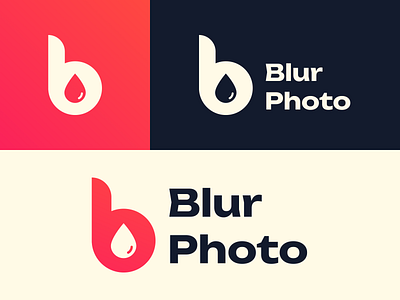 Blur Photo Branding - Logo blur icon brand branding graphic design icon icon design iconography illustration letter mark logo logo branding logo deisgn logo mark minimal minimal logo symbol visual design