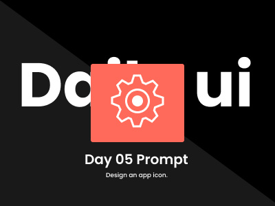 Daily Ui / Settings App Icon app dailyui design graphic design learning portfolio typography ui uichallenge uiux