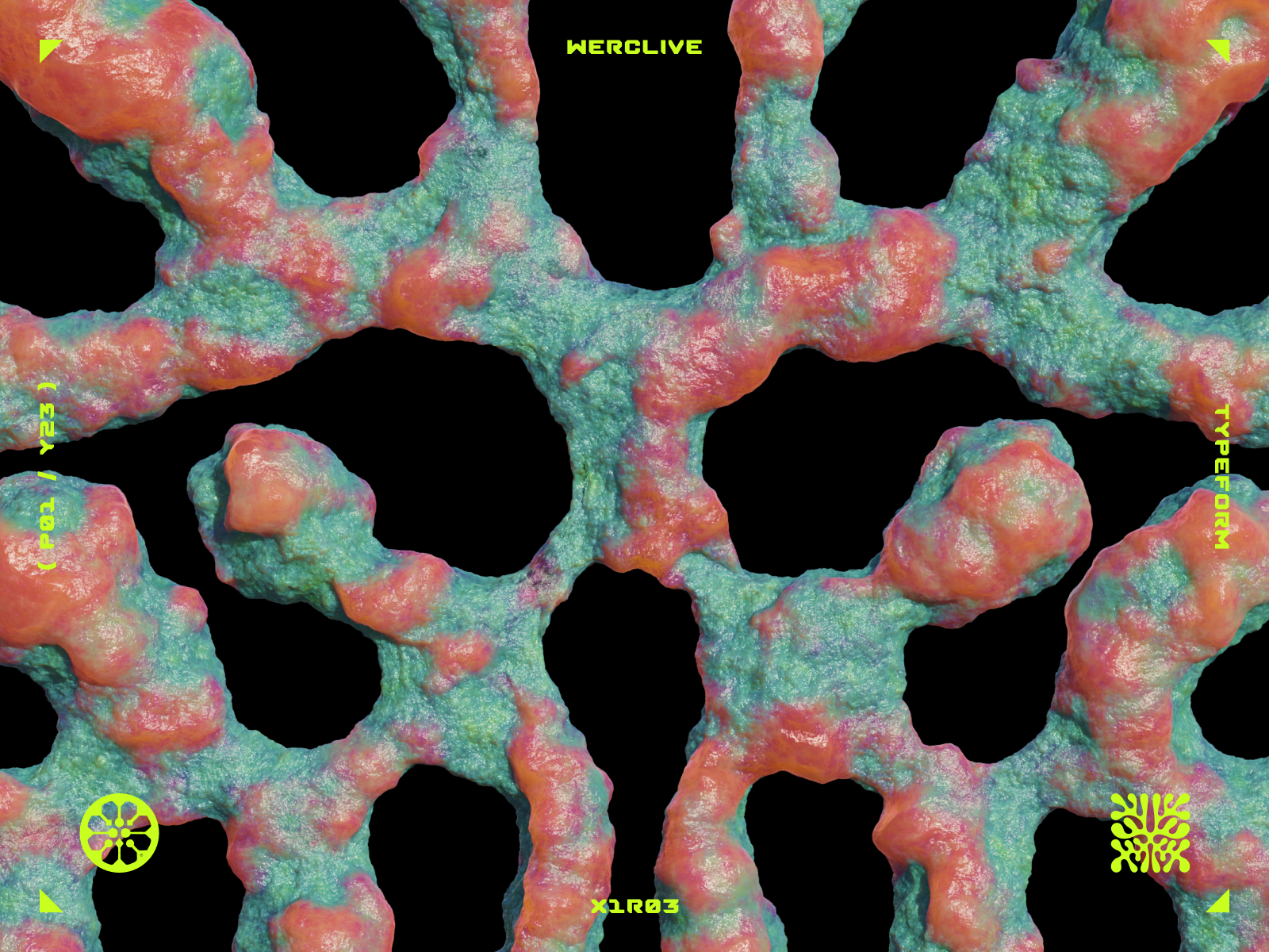 Typeform : X1R03 3d art blender branding graphic design identity illustration letter logo logotype mase maserekt material monogram symbol typeform typography ui visual werclive