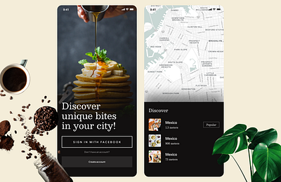 Clancy'sBite Food City App app city dailyui design food food app map mobile navigation premium product product design professional snacks ui