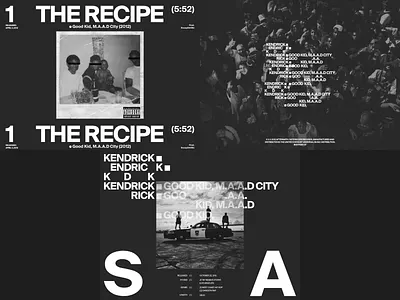 Layout Exploration album design layout minimalist music typo