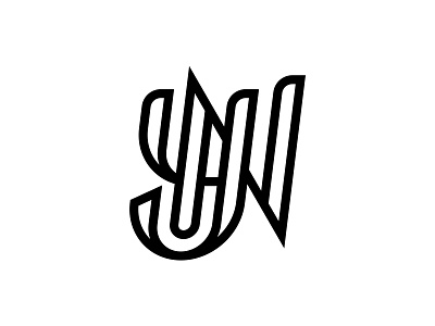 YN Lettermark brand identity branding design icon lettering logo logomark logotype mark minimalist monogram symbol type typography