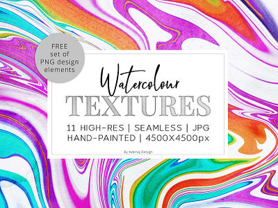 Groovy psychedelic textures kit