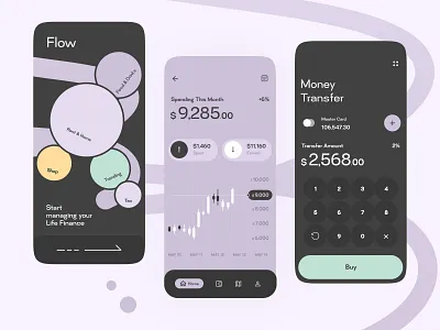 Finance - Mobile app app app design bank banking finance finance app fintech fintech app mobile app mobile app design mobile design mobile ui