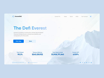 Finance website branding design ui