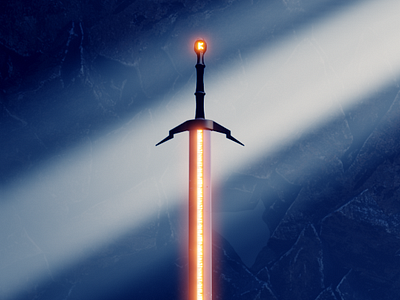 Sword In Stone By Awais Mughal On Dribbble