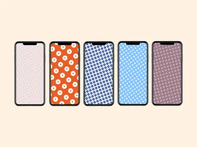 Circle Pattern Wallpaper Pack abstract android background colors design graphic design illustration ios iphone lock screen mobile pattern phone wallpaper