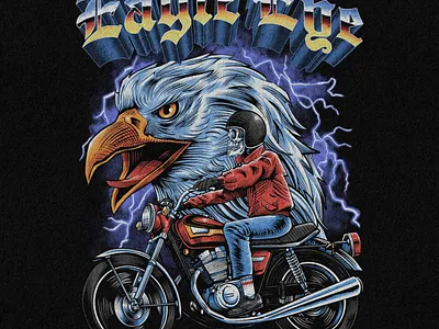 Eagle Eye eagle motorcycle retro storm thunder vintage