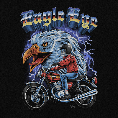 Eagle Eye eagle motorcycle retro storm thunder vintage
