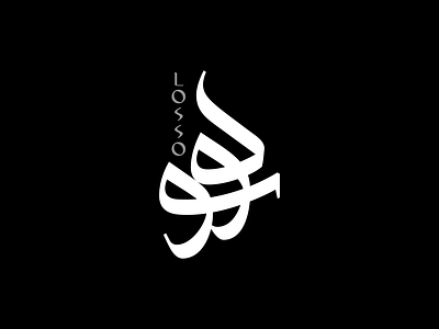 LOSSO calligraphy design graphic design logotype typography