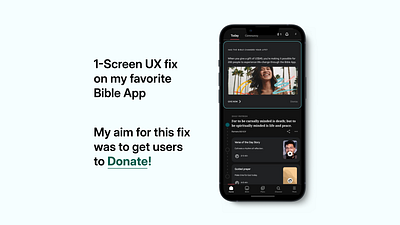 UX Fix for more DONATIONS app design figma ui ux
