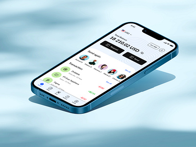 Finance app concept appdesign behance dailyui dribbblers figma gfxmob graphicdesignui uidesign userexperience userinterface