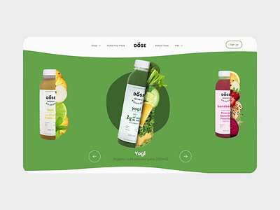 Daily UI design for juice store animation app branding design graphic design illustration logo ui ux vector web site webdesign