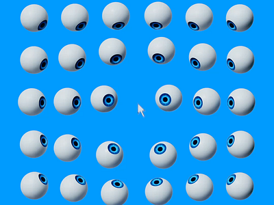 All Eyes 3d animation cgi design foreal