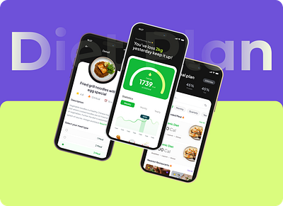 NutriBot - AI based diet meal planning app abu said ai app ai based apps ai meal application artificial intelligence chatbot app creatibuzz design diet app gpt apps meal plan mobile app ui ui ux ux