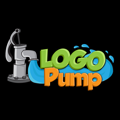 Logo Pump branding graphic design illustration logo