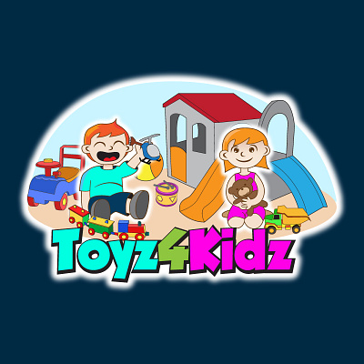 Toyz4Kidz logo branding design graphic design illustration logo vector