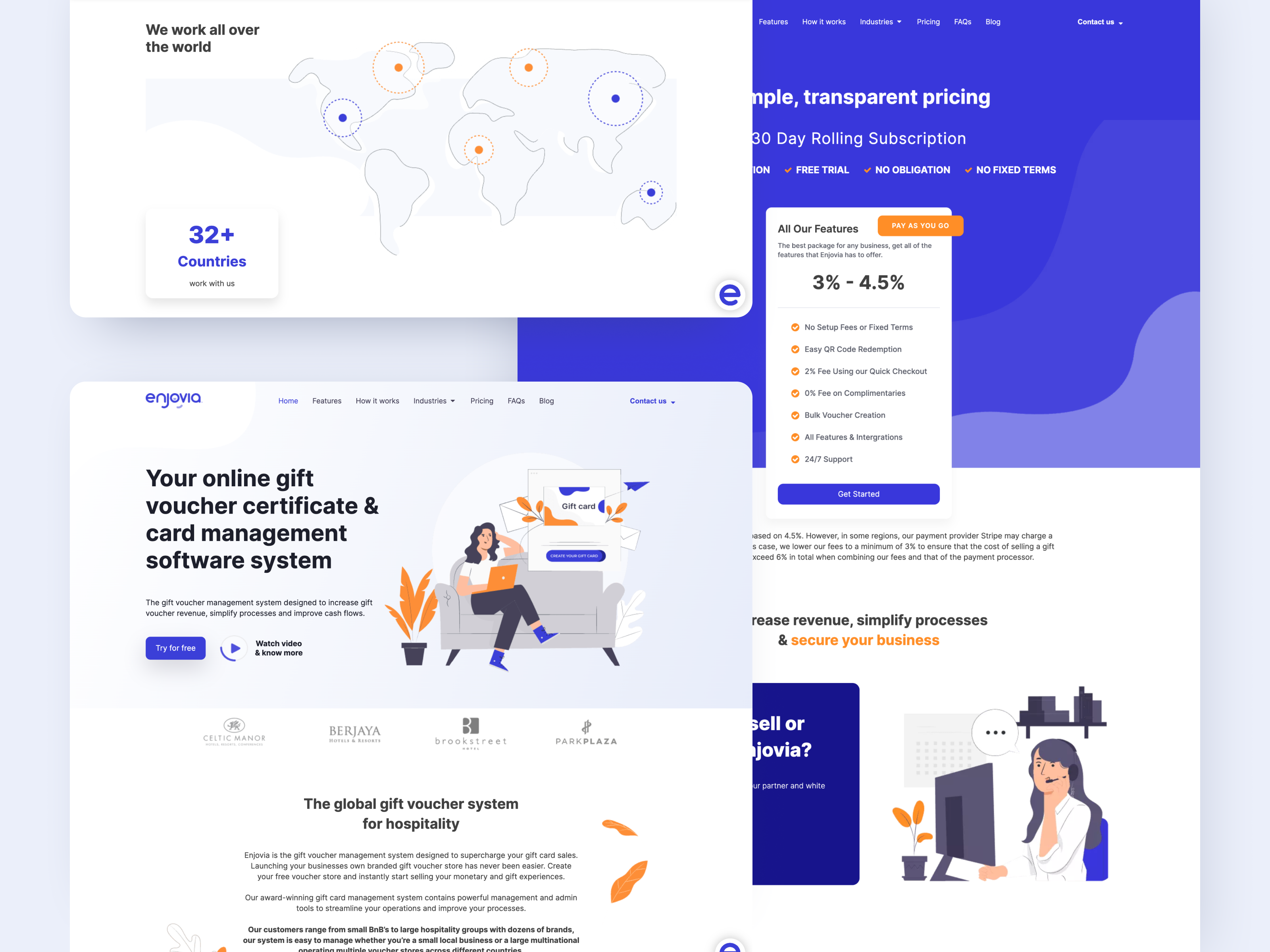 Enjovia - Web Platform for an eCommerce company business analysis ecommerce gift certificates graphic design illustration modern design online store soloway soloway tech system ui ux web design web development web platform website website design website development